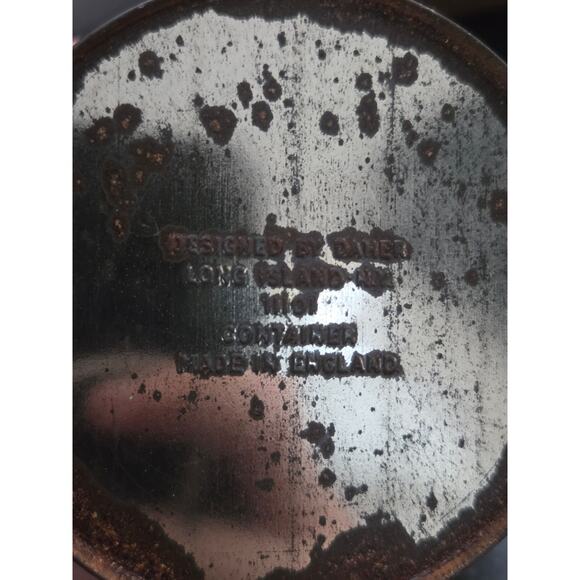 Daher Poppy Talcum Powder Tin 6" Made in England Victorian Art Nouveau Style - Picture 10 of 10